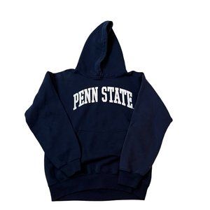Penn State Nittany Blue Sweatshirt Sweat Shirt Gildan Hooded Size Small